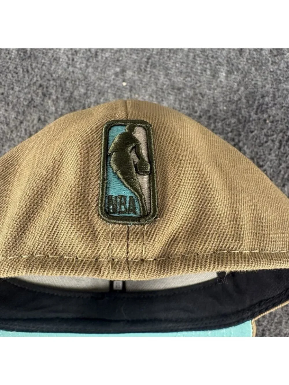 Chicago Bulls New Era 59FIFTY 7 1/4 Tan Teal NBA Fitted Hat Cap